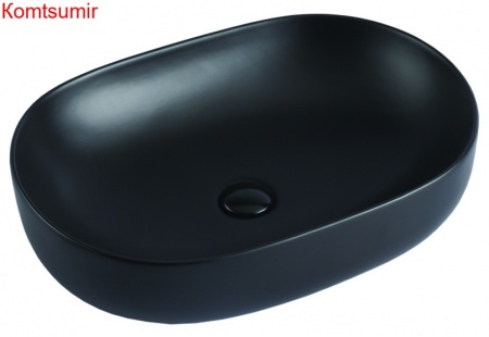 Раковина Azario накладная 600х415х135 цвет чёрный матовый (AZ-78326MB)