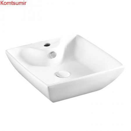 Раковина Azario 43.5х43.5х15, накладная, белая (AZ-4263)