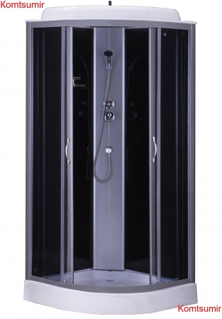 Душевая кабина Loranto CS-6611 G, 100х100х215, поддон 13 см