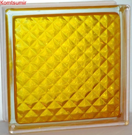 Стеклоблоки Vitrablok окрашенные внутри (Чехия)