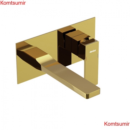 Damixa 530260600 Gala, встраиваемый смеситель для раковины, золото