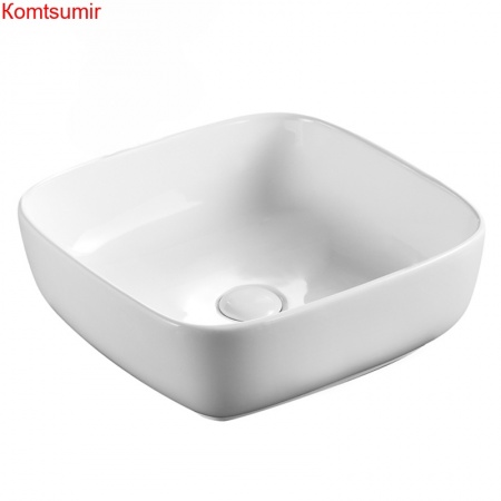 Раковина Azario 40х40х14 накладная, белая (AZ41016)