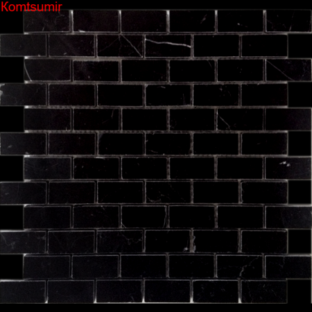 Мозаика Caramelle Mosaic Nero oriente POL 23x48x7 Мозаика Caramelle Mosaic Nero oriente POL 23x48x7