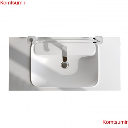 M8FWPC1000WM Func, Раковина мебельная, литьевой мрамор, 100 см, цвет белый матовый