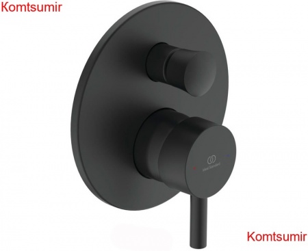 Смеситель для ванны Ideal Standard Silk Black Ceraline, черный матовый,A7389XG