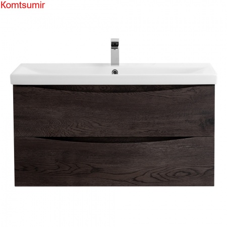 База под раковину подвесная BelBagno MARINO-CER-1000-2C-SO-RNG-P Rovere Nature Grigio