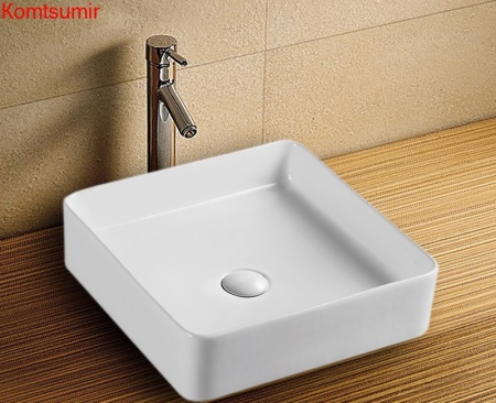 Раковина Azario 400х400х110 накладная, белый (AZ-2179)