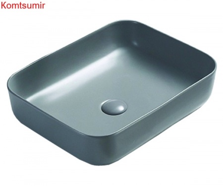 Раковина Azario накладная 500х390х130 цвет светло-серый матовый (AZ-78109MH)