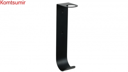 Держатель для дозатора с крючком, черный, Fixsen Practica FX-800A