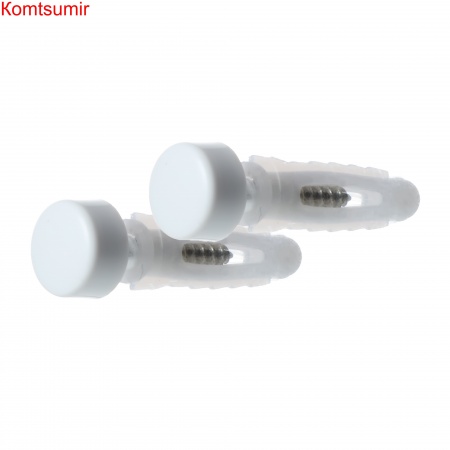 Крепеж для полок с заглушкой, белый Fixsen, FX-700W