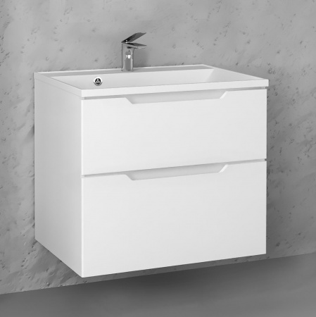 Тумба Wector 70 подвесная белая