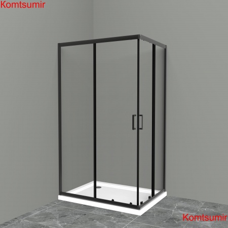 Душевой уголок BelBagno UNO-195-AH-2-100/80-C-NERO