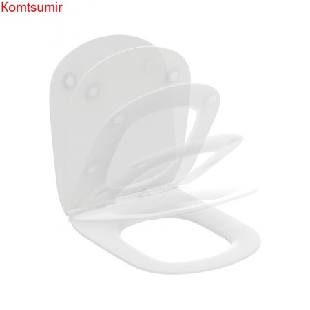 Крышка-сиденье для унитаза Ideal Standard TESI Silk White тонкое, цвет белый шелк (T3527V1) Крышка-сиденье для унитаза Ideal Standard TESI Silk White тонкое, цвет белый шелк (T3527V1)