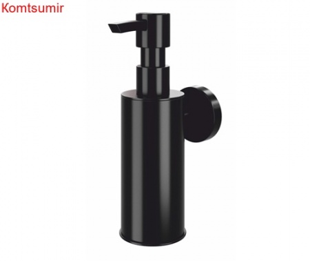 WasserKRAFT K-1399BLACK Дозатор для жидкого мыла, антивандальный