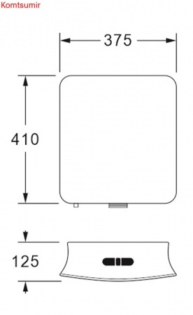 Бачок пластиковый AZARIO 375x125x410 с соединительной трубой, белый (AZ-215) Бачок пластиковый AZARIO 375x125x410 с соединительной трубой, белый (AZ-215)