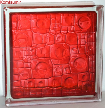 Стеклоблоки Vitrablok окрашенные внутри (Чехия)