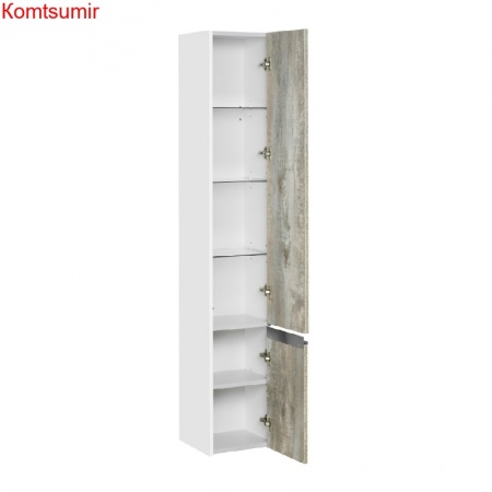 Пенал подвесной AQUATON Капри правый, бетон пайн (1A230503KPDAR)