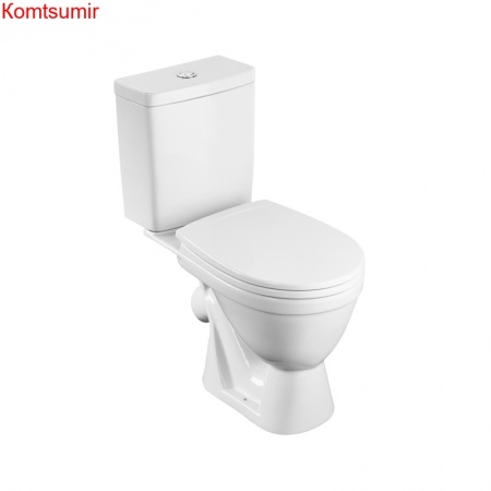 Унитаз-компакт Santek Уно эконом: полипропилен, пластиковый крепеж, softclose