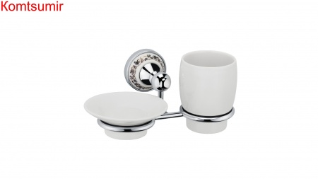 Мыльница+подстаканник Fixsen Bogema FX-78506+08