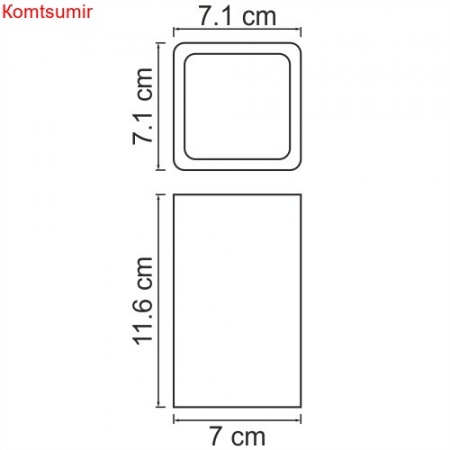 WasserKRAFT Oder K-9628 Стакан для зубных щеток