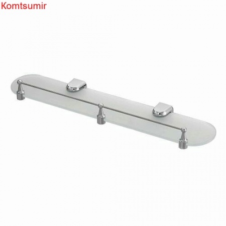 WasserKRAFT Berkel K-6844 (ранее К-6824) Полка стеклянная с бортиком