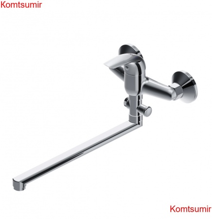 Dorff D1109500 Stark cмеситель для ванны и душа с длинным изливом Dorff D1109500 Stark cмеситель для ванны и душа с длинным изливом