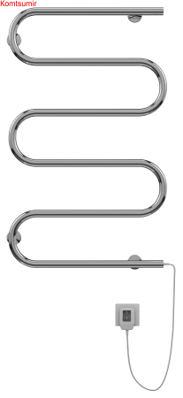 Электро 25 Ш-обр 600х800 Полотенцесушитель  TERMINUS
