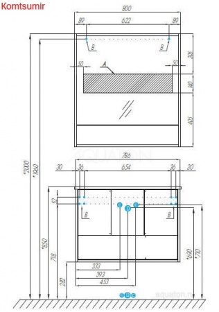 Зеркало-шкаф AQUATON Ривьера 80 белый (1A239102RVX20) Зеркало-шкаф AQUATON Ривьера 80 белый (1A239102RVX20)