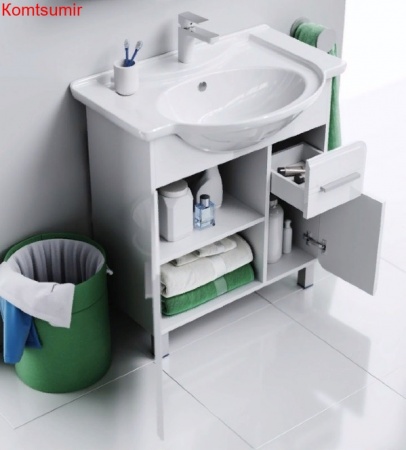 Тумба с раковиной Aqwella Корсика 75 Тумба с раковиной Aqwella Корсика 75