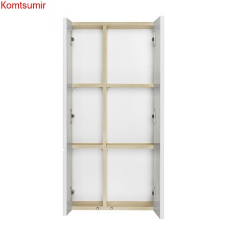 Шкафчик AQUATON Мишель подвесной, дуб эндгрейн/белый (1A243903MIX40)