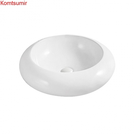 Раковина Azario 490х490х130 накладная, круглая, белый (AZ-3010)