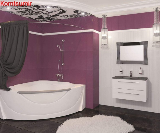 Акриловая ванна 1Marka Aima Design GRAND LUXE 155x155