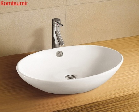 Раковина Azario 625*415*150 мм., накладная, белая (AZ-3077 )