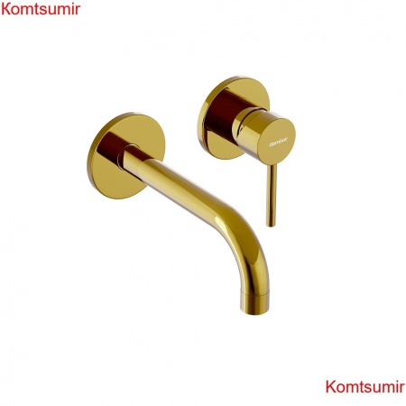 Damixa 360260600 Scandinavian Pure, встраиваемый смеситель для раковины, золото