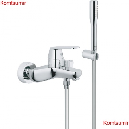 Смеситель для ванны с душевым гарнитуром Grohe Eurosmart Cosmopolitan Хром (32832000)