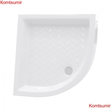 Душевой поддон полукруглый керамический RGW CR/R 900