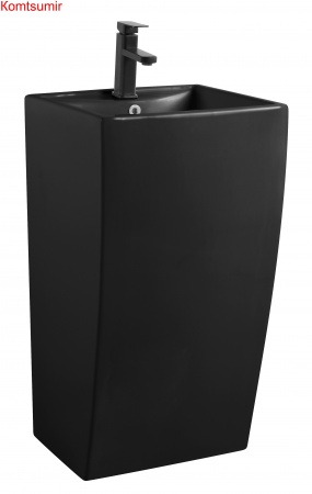 Раковина напольная Azario COMELLA 42х48х83 Черный матовый (AZ-314MB)