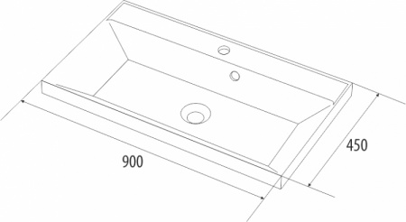 Мебельная раковина Iddis 0069000i28