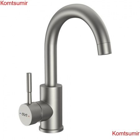 Dorff D3002101SS Logic смеситель для умывальника поворотный, нержавеющая сталь