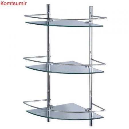 WasserKRAFT K-3133 Полка стеклянная тройная