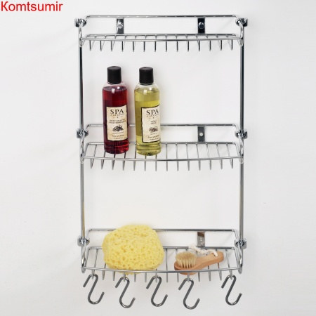 WasserKRAFT K-1433 Полка металлическая тройная