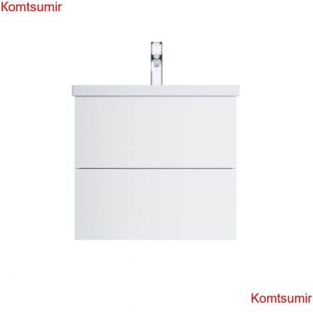M90FHX06022WG GEM, База под раковину, подвесная, 60 см, 2 ящика push-to-open, цвет: белый, глянец