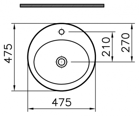 Рукомойник VitrA 5467B003