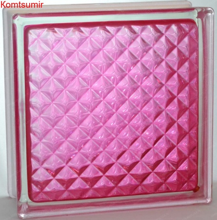 Стеклоблоки Vitrablok окрашенные внутри (Чехия)