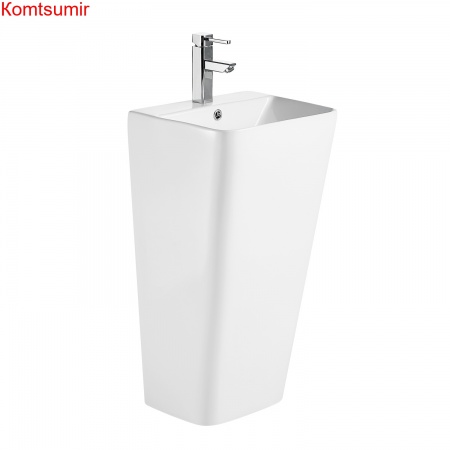 Раковина напольная Azario FRETTA SQUARE 38х44х83.5 Белый (AZ-302)