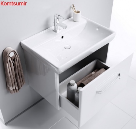 Тумба с раковиной Aqwella Neo 70 подвесная