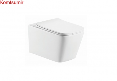 Унитаз подвесной AQUATEK ЛИБРА безободковый AQ0530-00 515*355*350 мм, горизонтальный выпуск, тонкое сиденье с механизмом плавного закрывания, крепеж Унитаз подвесной AQUATEK ЛИБРА безободковый AQ0530-00 515*355*350 мм, горизонтальный выпуск, тонкое сиденье с механизмом плавного закрывания, крепеж