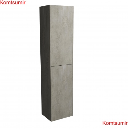 Пенал Djena Амелия 2 двери подвесной 35 правый Цемент