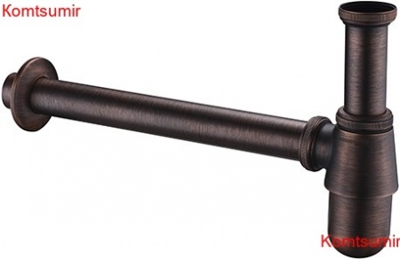 Сифон для раковины Wasserkraft A095 бронза