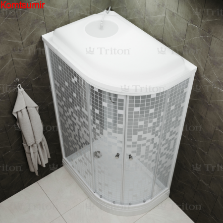 Душевая Кабина Triton Коралл 120*80 НП Л/П